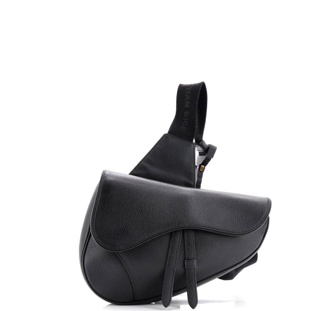 Christian Dior  Saddle Crossbody Bag Leather